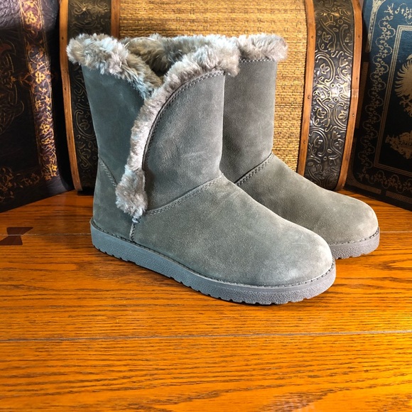 Universal Thread Shoes - Universal Thread Gray Suede Boots